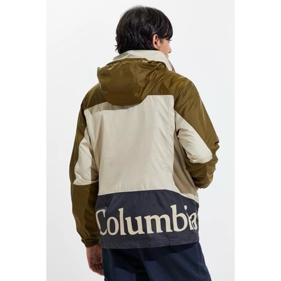 NEW Columbia Men's Point Park Windbreaker Packable Jacket with Stow Away Hood - Picture 10 of 10